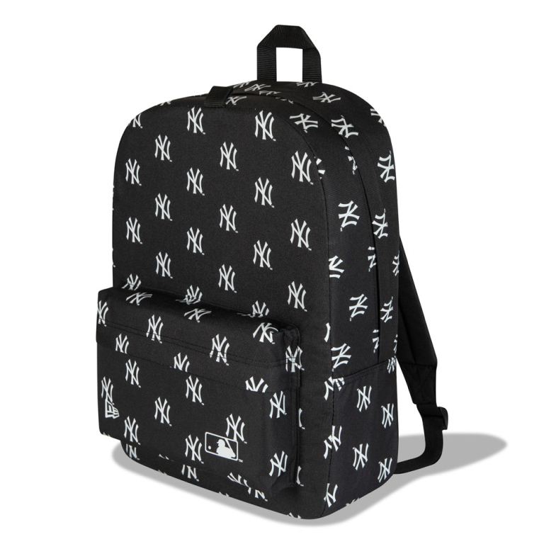 Accesorios New Era Mlb Negros - New York Yankees Logo Print Stadium Rucksack 02791RSFV